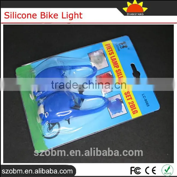 Blue Bicycle Headlight Silicone Bike Light For Safety Travel photo-6
