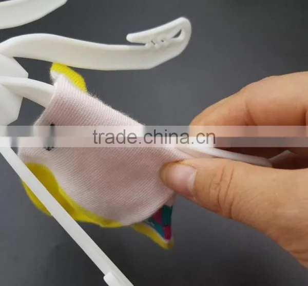 2017 Cheapest Than All ,hot Selling!! Plastic Sock Hangersock Drying Hangersock Dryer Hanger,8 Plastic Pegs, Only Hand Can Use photo-3
