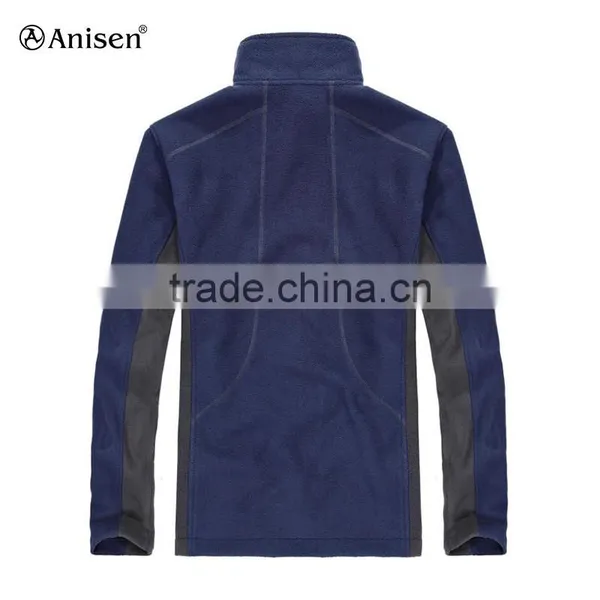 Custom Design Oem Factory Polar Fleece Men Fleece Jacket photo-2