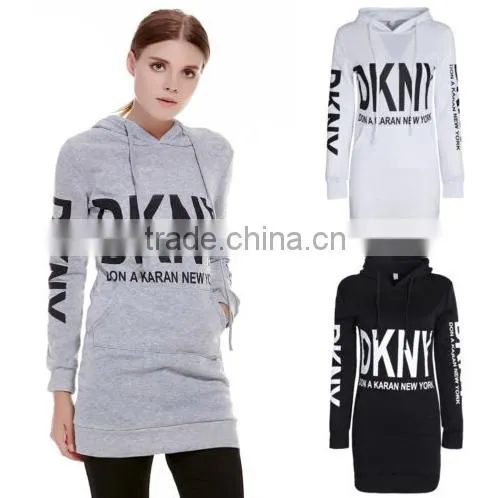 Women Dress Tops Hoodies Pullover With Hood photo-2