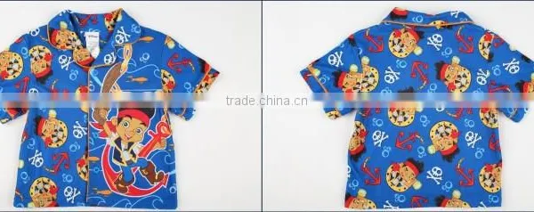 Printing Patent Licensing Boy Pajamas Sleeping Wear for Summer photo-2