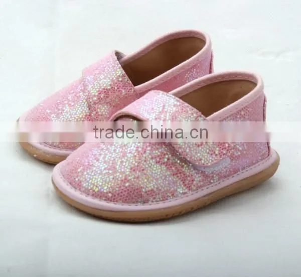 Girls Leather Shoe New Squeaky Children Shoes photo-5