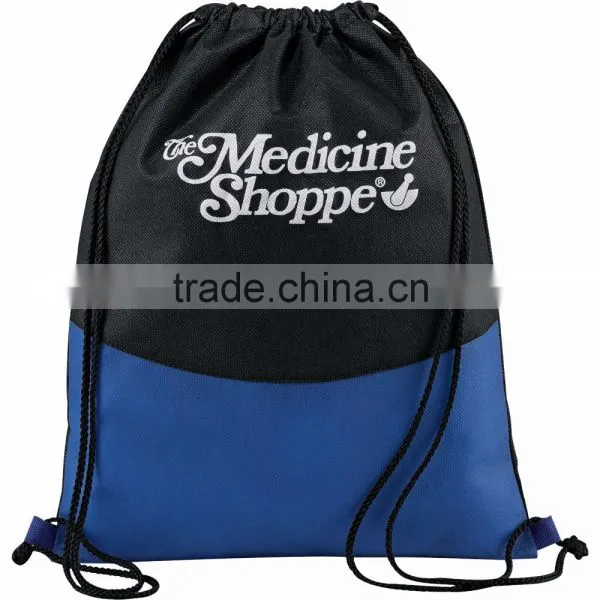 PolyPro Non-Woven Cinch Backpack - Drawstring Design for Over-the-shoulder or Backpack Carry and Comes With Your Logo. photo-6