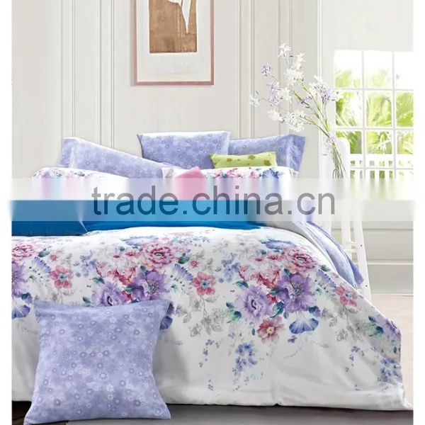 100% LuxuriousTencel Printed Bedding Set photo-6