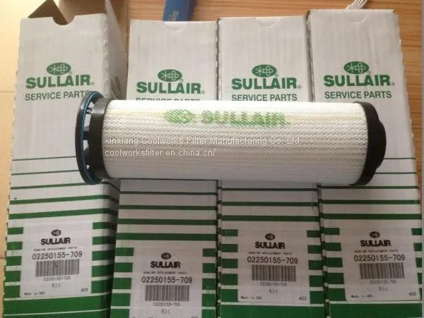 Sullair Air Compressor Parts Oil Filter 02250155-709