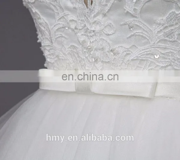 V Neckline A-line Sexy Backless Bridal Gown Lace Wedding Dresses Styles photo-5
