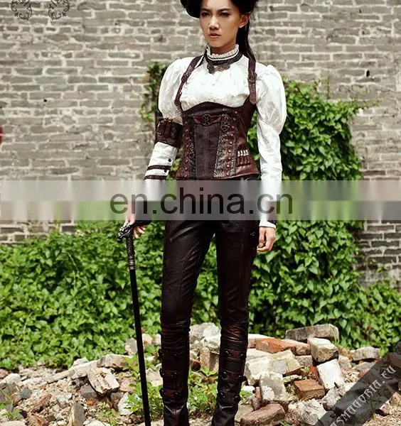 Steampunk Jabot-collar With Laces and Gear Accessories photo-5