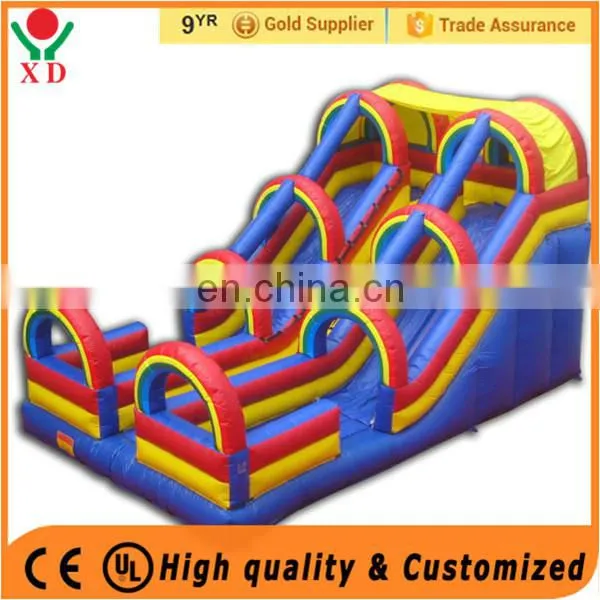 Factory Price Kids Large Outdoor Slide Inflatable Bouncer Slide Inflatable Dry Slide