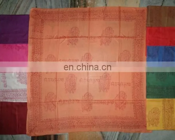 SQUARE SCARVES WITH HINDU GODS PRINS PRAYER 100 PCS photo-2