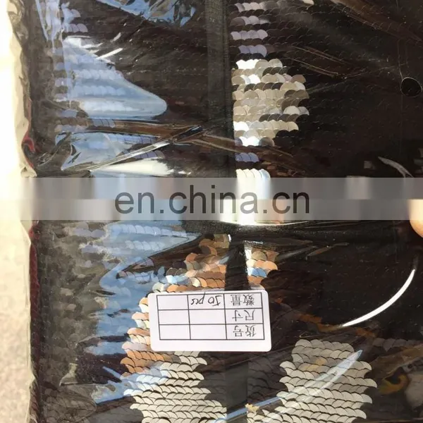 Fashion Embroidery Two Side Design Reversible Sequins Patch photo-6
