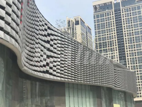 Metal Curved Building Decoration Material Panels photo-3