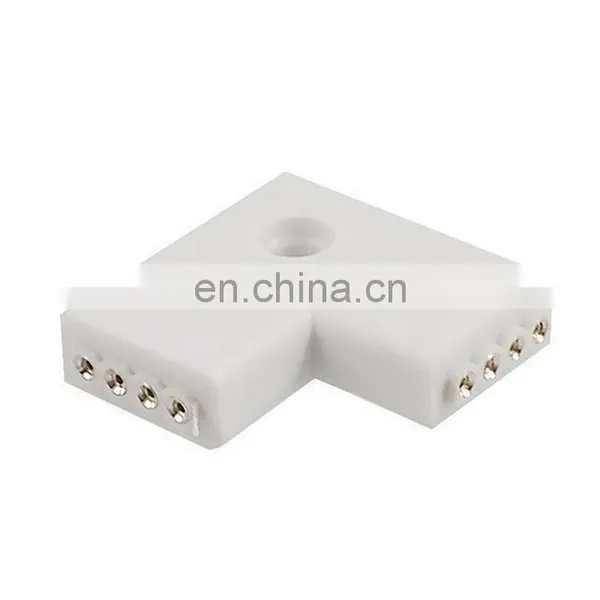 4Pin PCB Clip Solderless RGB LED Strip Light Connector photo-3