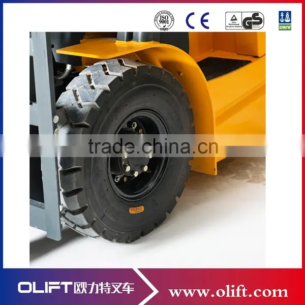 AC Motor Mini Four Wheels Electric Forklift Truck 2.5tons 6m photo-2