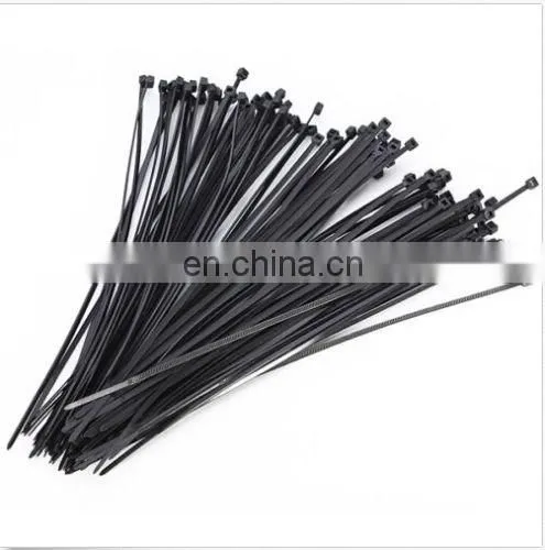 100pcs Assorted Self-locking Nylon Cable Ties Black Plastic Zip Tie Loop Wire Wrap Zip Tie photo-5