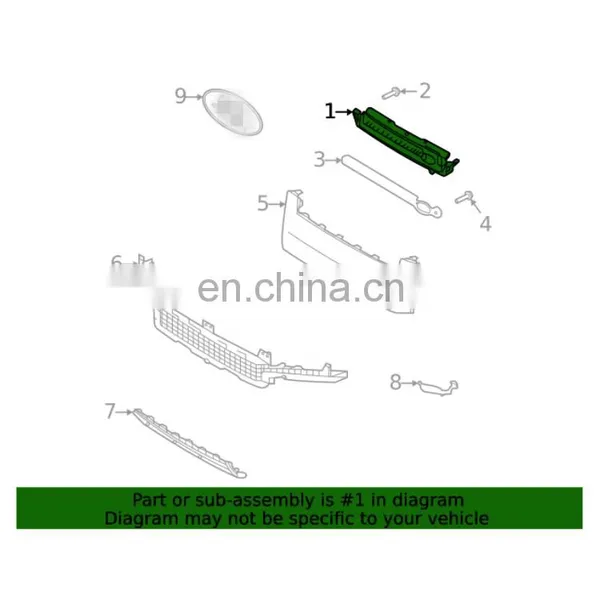 OEM LR132812 Front Radiator Support For Land Rover New Defender 110 2020 Radiator Grille photo-2