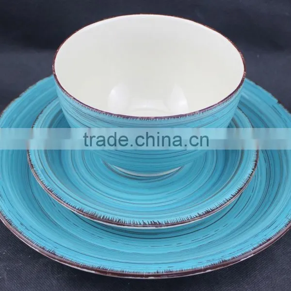 Stoneware Hand Painted Dinnerware Set With Cheap Price and Good Quality photo-5