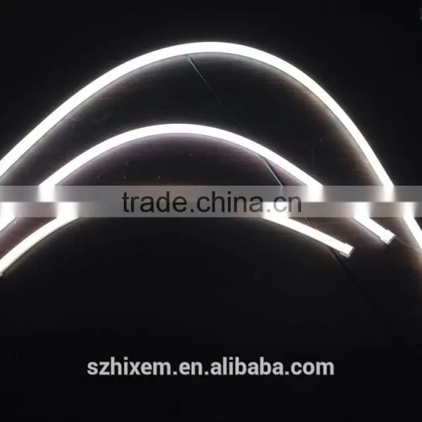 Fleixble 45cm/60cm/90cm White Yellow COB LED DRL Lights for Auto Headlights photo-2