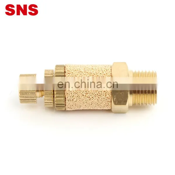 SNS PSB Series Factory Air Brass Silencer Pneumatic Muffler Fitting Silencers photo-4