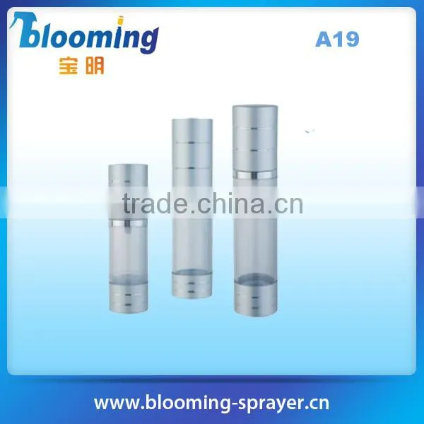Cylinder Shape Acrylic Airless Glass Cosmetic Bottle photo-5