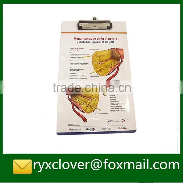 Eco-friendly PP Office Stationery A4 Size Plastic Hospital Writing Clipbroad photo-2