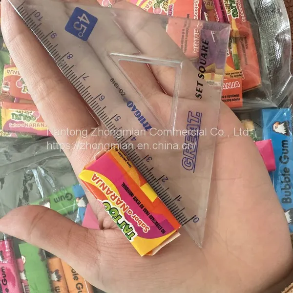 Fancy 4cm, 7cm Fruit Flavour Chewing Gum Tatoo Chicle Tatoo Bubble Gum in Bags, Jars photo-3