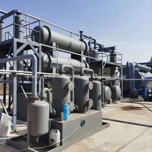 High Profits Waste Tyre Plastic to Diesel Fuel Pyrolysis Distillation Plant at Favorable Cost photo-3