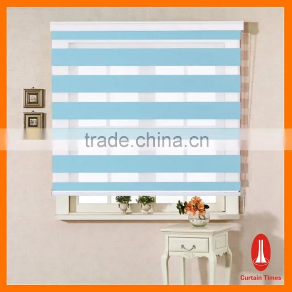 2016 Factory Price Indoor Chain Horizontal Roller Blinds /Zebra Blinds photo-3