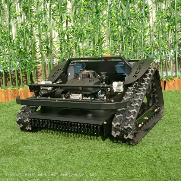 Remote Controlled Brush Cutter, China Remote Control Tracked Mower Price, Remote Control Lawn Mower With Tracks for Sale photo-3
