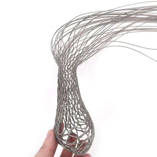 Stainless Steel Rope Mesh for Backpack and Bag Anti Falling Dropring Mesh Inox Cable Net Anti-theft Black Oxide Rope Netting photo-5