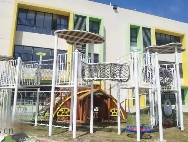 Custom-made Climbing Nets and Climbing Frame Combinations for Outdoor Kindergartens, Amusement Facilities for Communities and Parks, Manufacturer photo-2