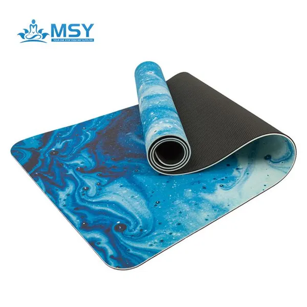 Natural Rubber Yoga Mat With Non-Slip TPE Surface for Professional Studios photo-2