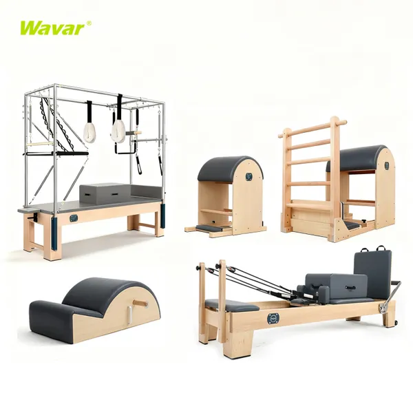 Wavar Commercial Pilates Reformer 5-Piece Set | Complete Studio Equipment Package photo-2