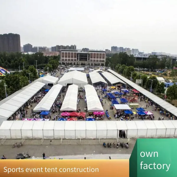 Red Wedding Tent Installation, Outdoor Exhibition Tent Rental, Manufacturer of Aluminum Alloy Mobile Tents photo-2