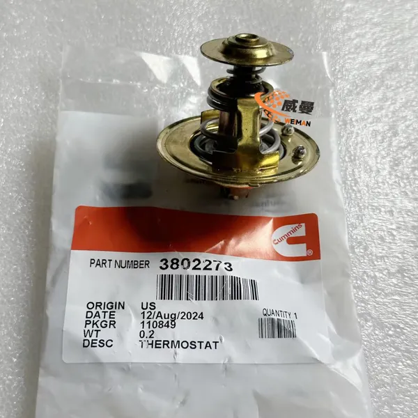 ORIGINAL CUMMINS 3802273 THERMOSTAT For Cummins 4B & 6B Series Diesel Engines spare parts.