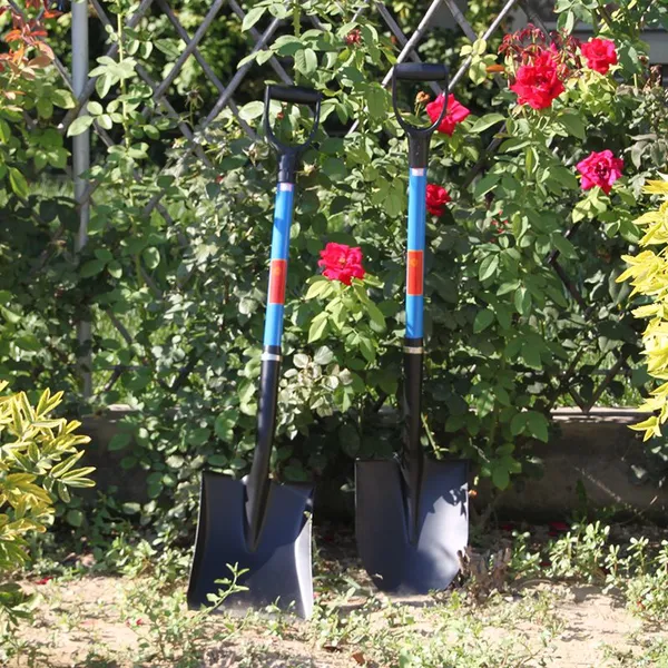 Strong Rail Steel Agricultural Shovel for Digging Planting Trenching and Field Work photo-1