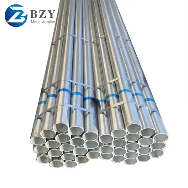 6 Inch Steel Galvanized Iron Pipe Round Galvanized Metal Fence Posts photo-3