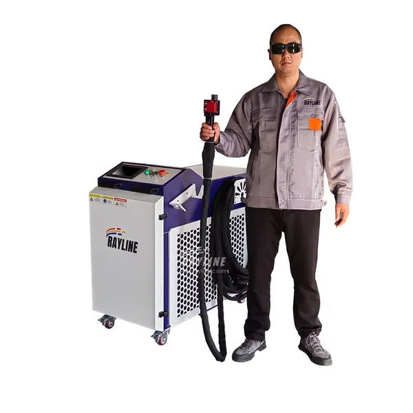 RA Series Blue White Integrated Laser Cleaning Machine Pure Laser Rust Remover For Metal Steel Aluminum Surface photo-2