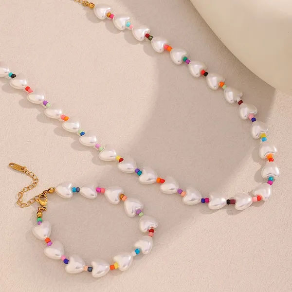 Stainless Steel Necklace Set for Men Women Daily Wear Hypoallergenic Pendant Chain Wholesale photo-3