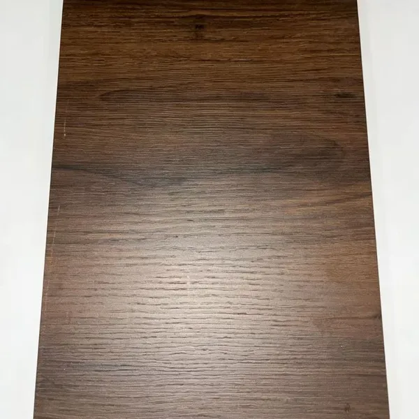 Black Walnut Color Paint-Free Decorative Veneer Panel E0 Eco Prefinished Wall Cabinet Cladding Board