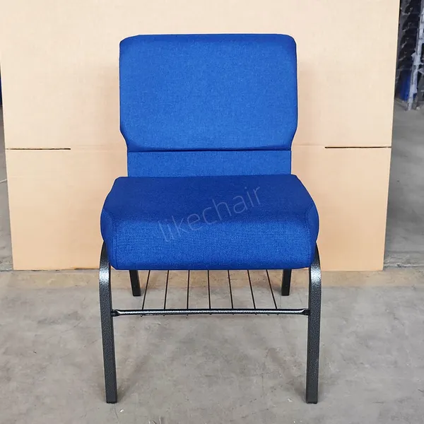 Heavy Duty High Quality Steel Frame Comfortable Padded Commercial Theater Chair photo-3