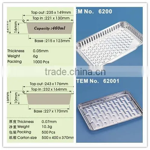 Packing Aluminum Square Tray Steam Full Pan photo-5