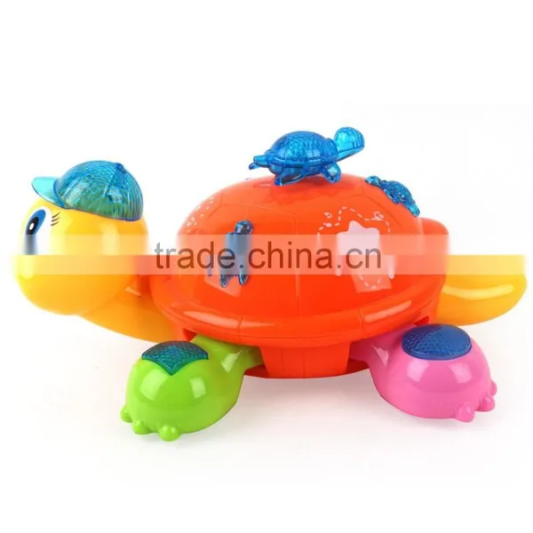 Toy for Child Colorful Bright Little Tortoise Baby Toy With Music and Light MT0906 photo-2