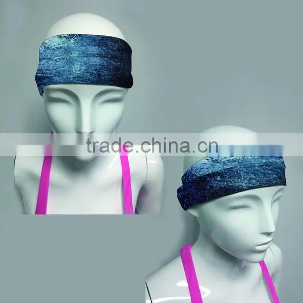 Latest Women Volleyball Sport Decorative Headband Fancy Design Hairband, Fashion Sports Lycra Headband for Sport photo-3