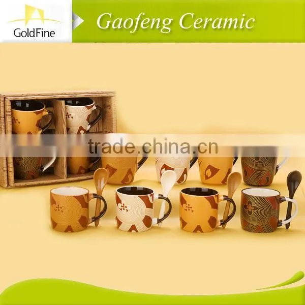 Ceramic Coffee Mug With Big Handle