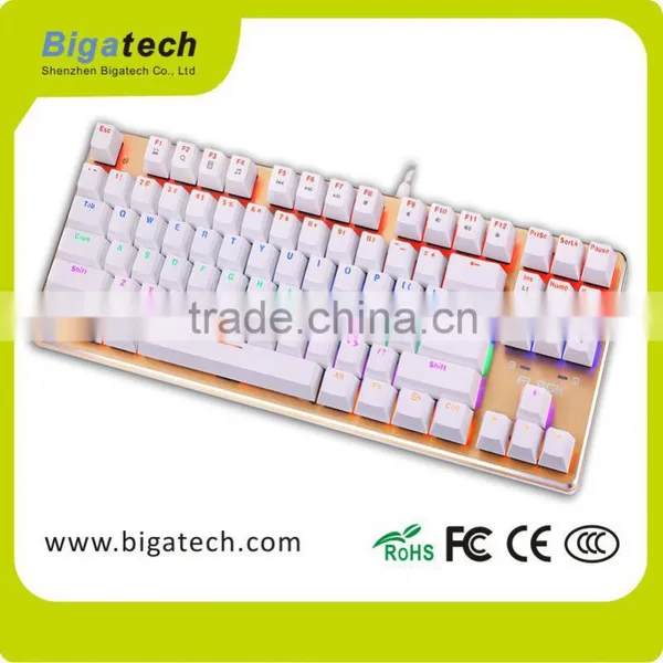 2016 New Keyboard 87 Key Best Programmable Led Backlit Gaming Mechanical Keyboard photo-5