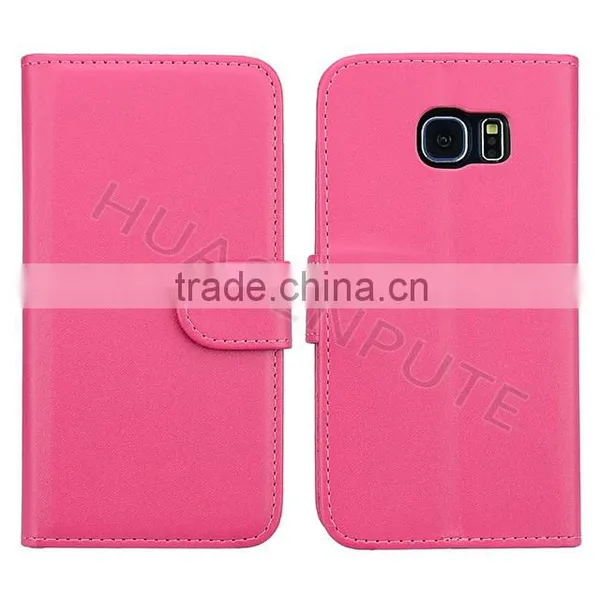 100 Pattern Flip PU Wallet Leather Case Cover For Samsung Galaxy S6 Edge Wallet Leather Case photo-3