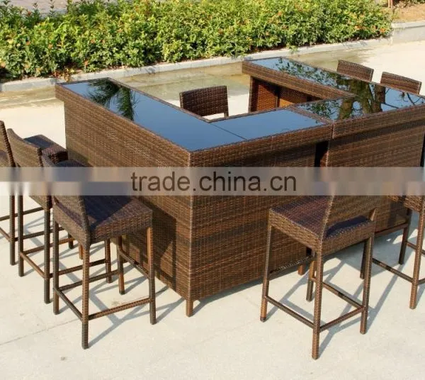 Home Bar Furniture / Outdoor Bar Table / Seaside Wicker Bar Stool Quality Choice photo-2