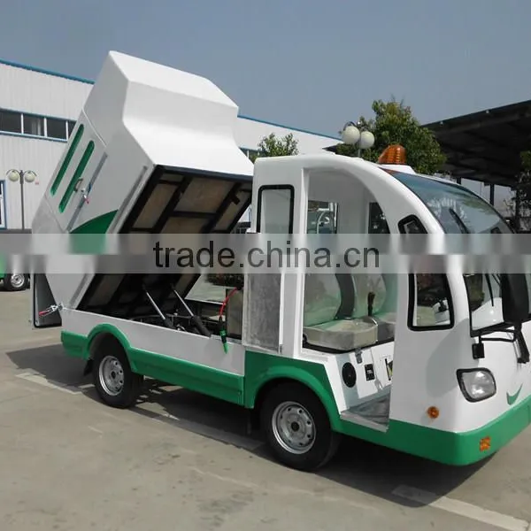Easy Unloading Small Electric Garbage Collecting Truck for Europe Market photo-6