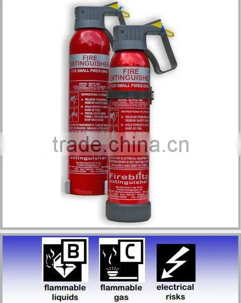 0.60kg/0.95kg BC Dry Powder fire extinguisher