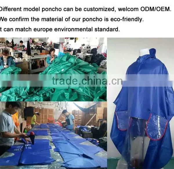 High Quality Customized Logo Disposable Raincoat photo-3